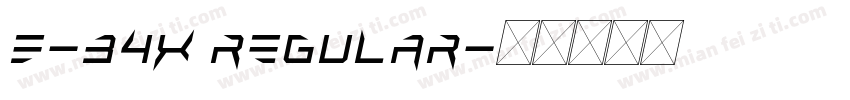 E-B4X Regular字体转换